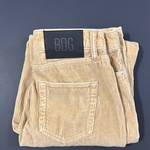 BDG High Rise Mom Tan Corduroy Pants Size 26 - Picture 8 of 8